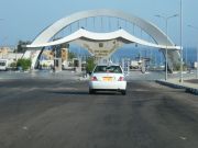 Sharm Gate. Tarkastuspiste autoilijoille.